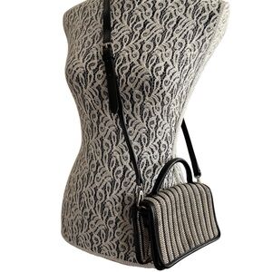 Zara Woven Crossbody Bag